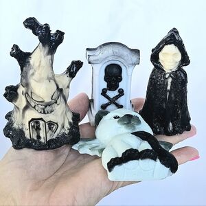Hand Crafted Textured soap and Halloween gift bags